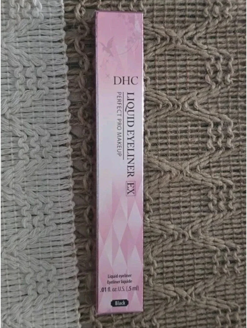 DHC Liquid Eyeliner EX Perfect Pro Makeup Waterproof #Black 0.5ML. New In Box.